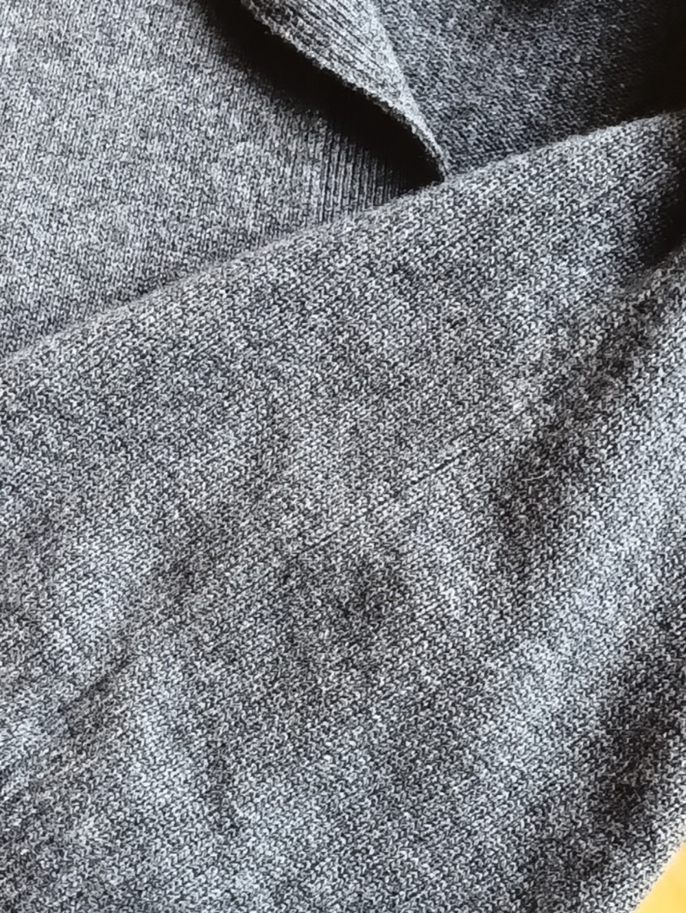 Cashmere Banana Republic Charcoal Polo V-Neck Luna Sweater Ribbed Cuffs/Hem XS - Picture 11 of 11